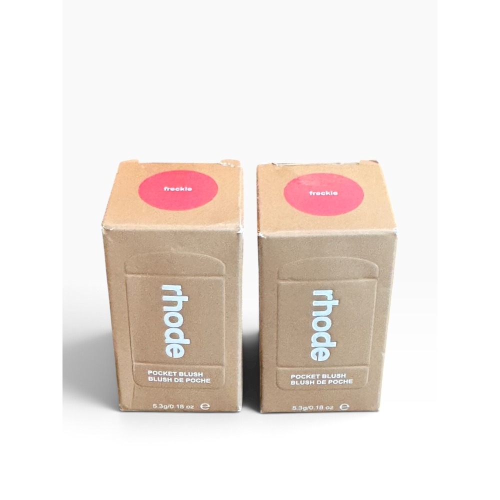 Rhode Pocket Blush Freckle Set of 2 Cream Blush Stick New